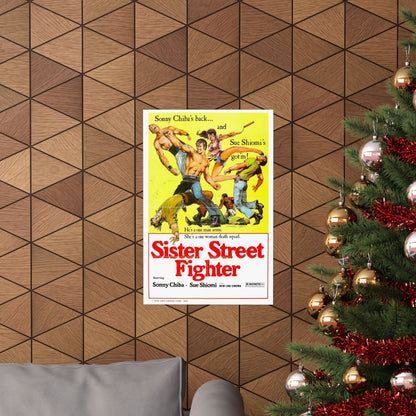 SISTER STREET FIGHTER 1974 - Paper Movie Poster-The Sticker Space