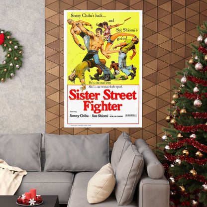 SISTER STREET FIGHTER 1974 - Paper Movie Poster-The Sticker Space