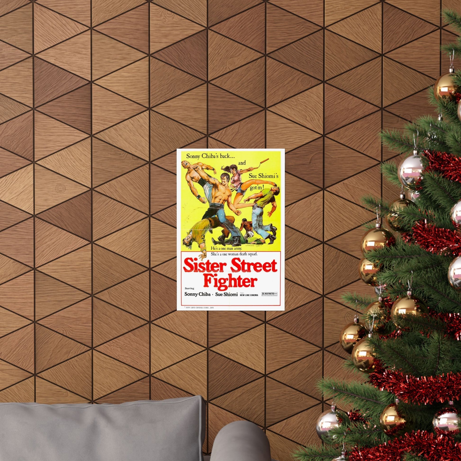 SISTER STREET FIGHTER 1974 - Paper Movie Poster-The Sticker Space