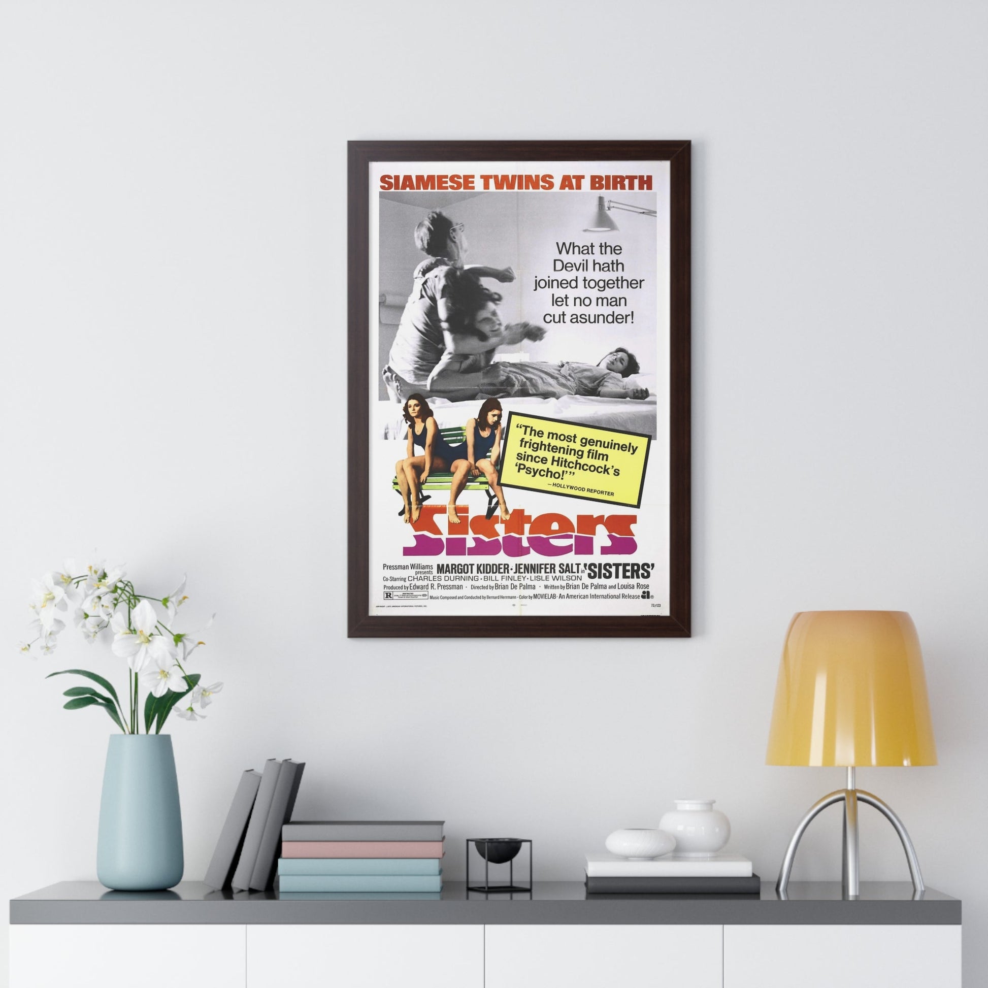 SISTERS 1972 - Framed Movie Poster-The Sticker Space