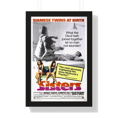 SISTERS 1972 - Framed Movie Poster-16″ x 24″-The Sticker Space