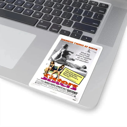 SISTERS 1972 Movie Poster - STICKER Vinyl Kiss-Cut Decal - The Sticker Space