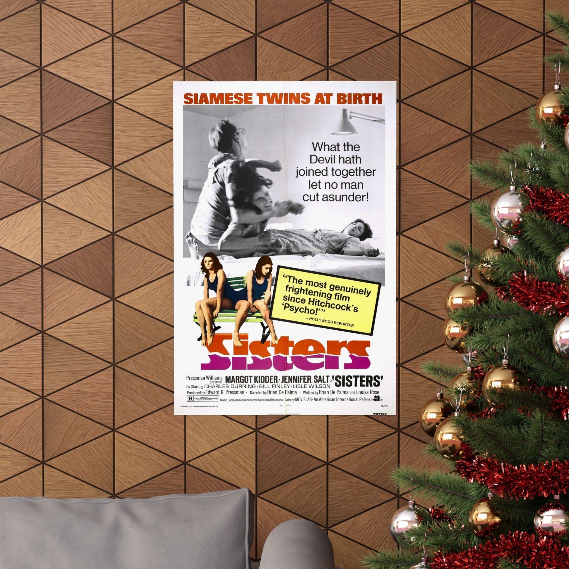 SISTERS 1972 - Paper Movie Poster-The Sticker Space