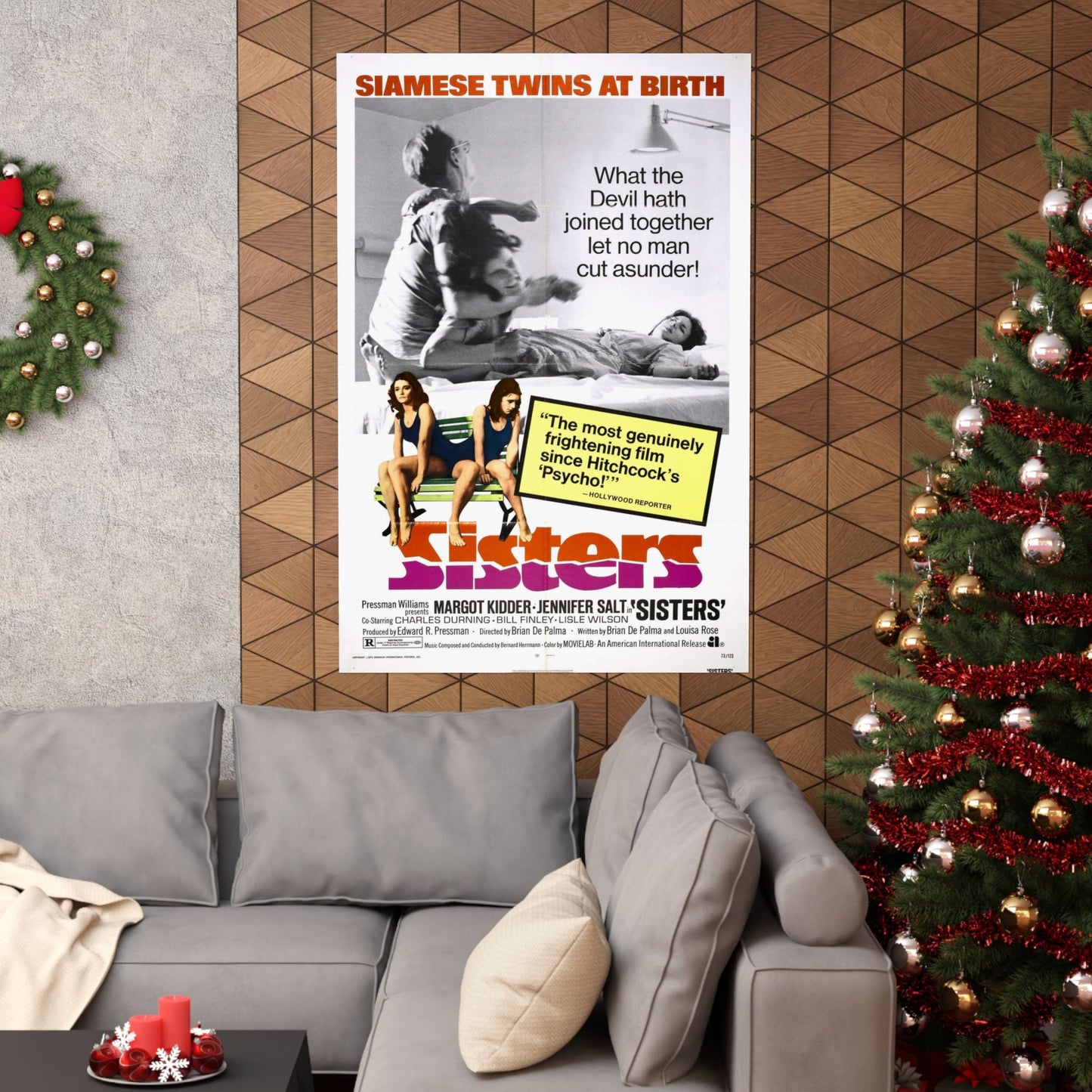 SISTERS 1972 - Paper Movie Poster-The Sticker Space