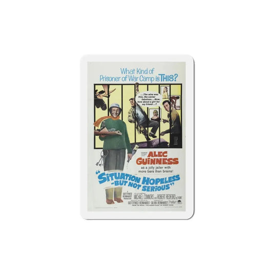 Situation Hopeless But Not Serious 1965 Movie Poster Refrigerator Magnet 4 Inch - The Sticker Space