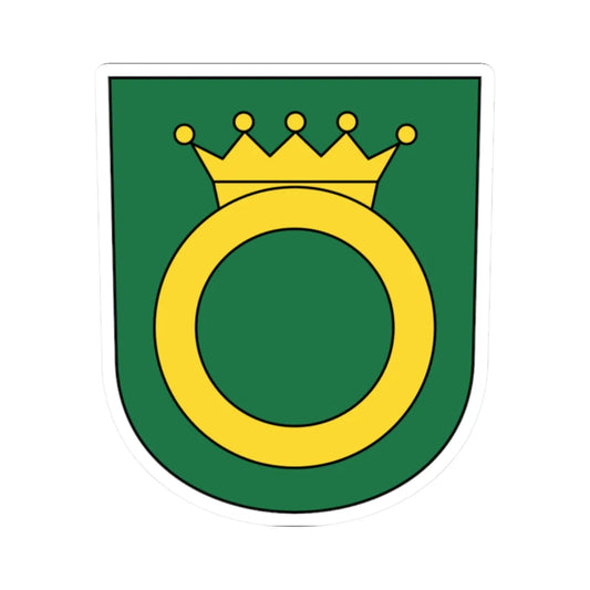 Sitzberg coat of arms (Switzerland) (Coat of Arms) STICKER Vinyl Kiss-Cut Decal 2 Inch White - The Sticker Space