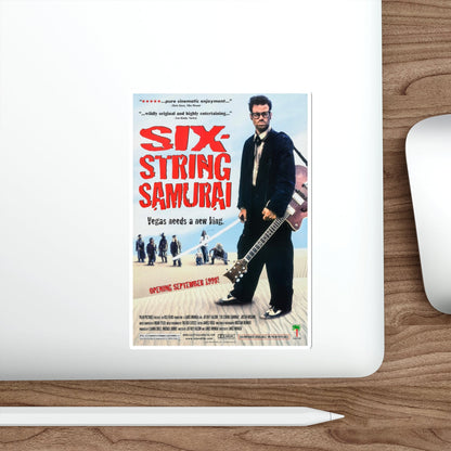 SIX-STRING SAMURAI 1998 Movie Poster STICKER Vinyl Die-Cut Decal-The Sticker Space