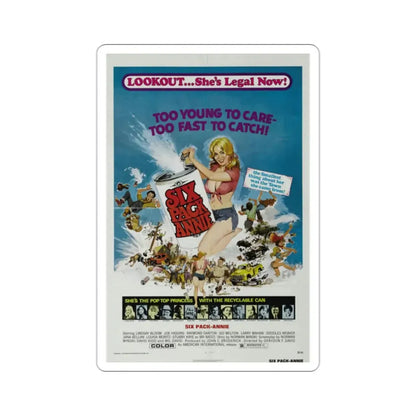 Sixpack Annie 1975 2 Movie Poster STICKER Vinyl Die-Cut Decal 2 Inch - The Sticker Space