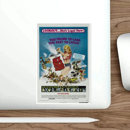 Sixpack Annie 1975 2 Movie Poster STICKER Vinyl Die-Cut Decal - The Sticker Space