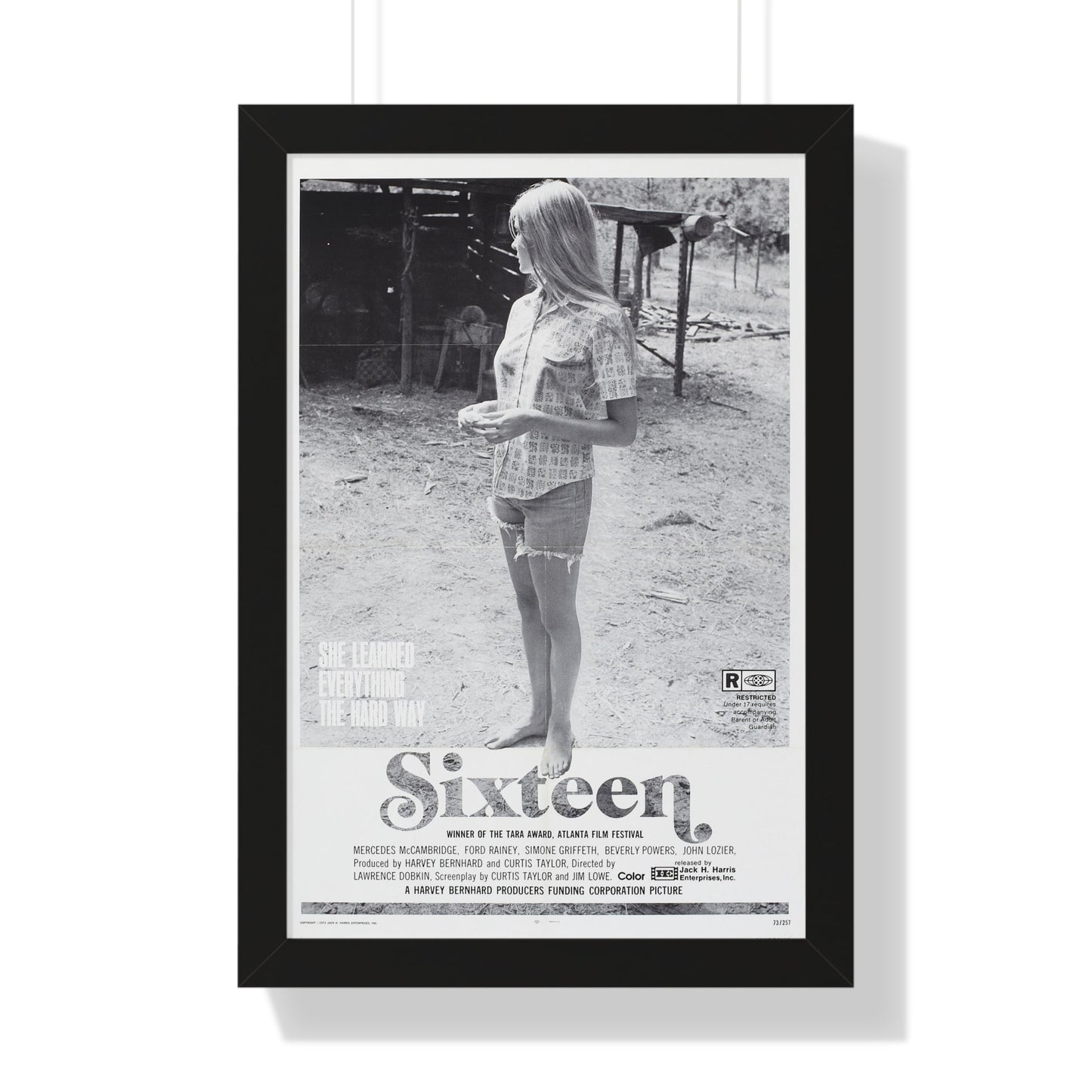 SIXTEEN 1972 - Framed Movie Poster-16″ x 24″-The Sticker Space