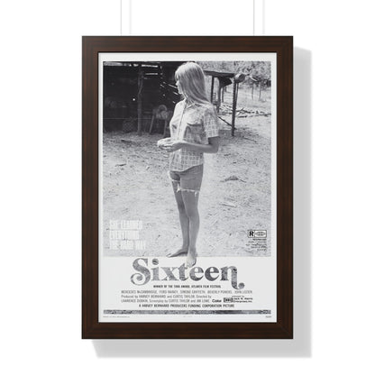 SIXTEEN 1972 - Framed Movie Poster-16″ x 24″-The Sticker Space