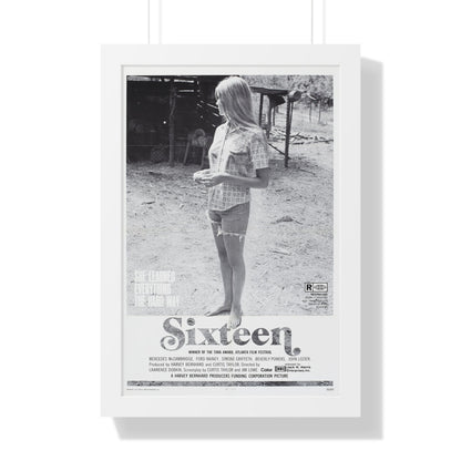 SIXTEEN 1972 - Framed Movie Poster-16″ x 24″-The Sticker Space