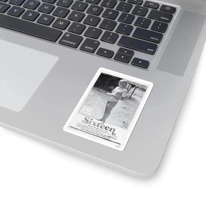 SIXTEEN 1972 Movie Poster - STICKER Vinyl Kiss-Cut Decal - The Sticker Space