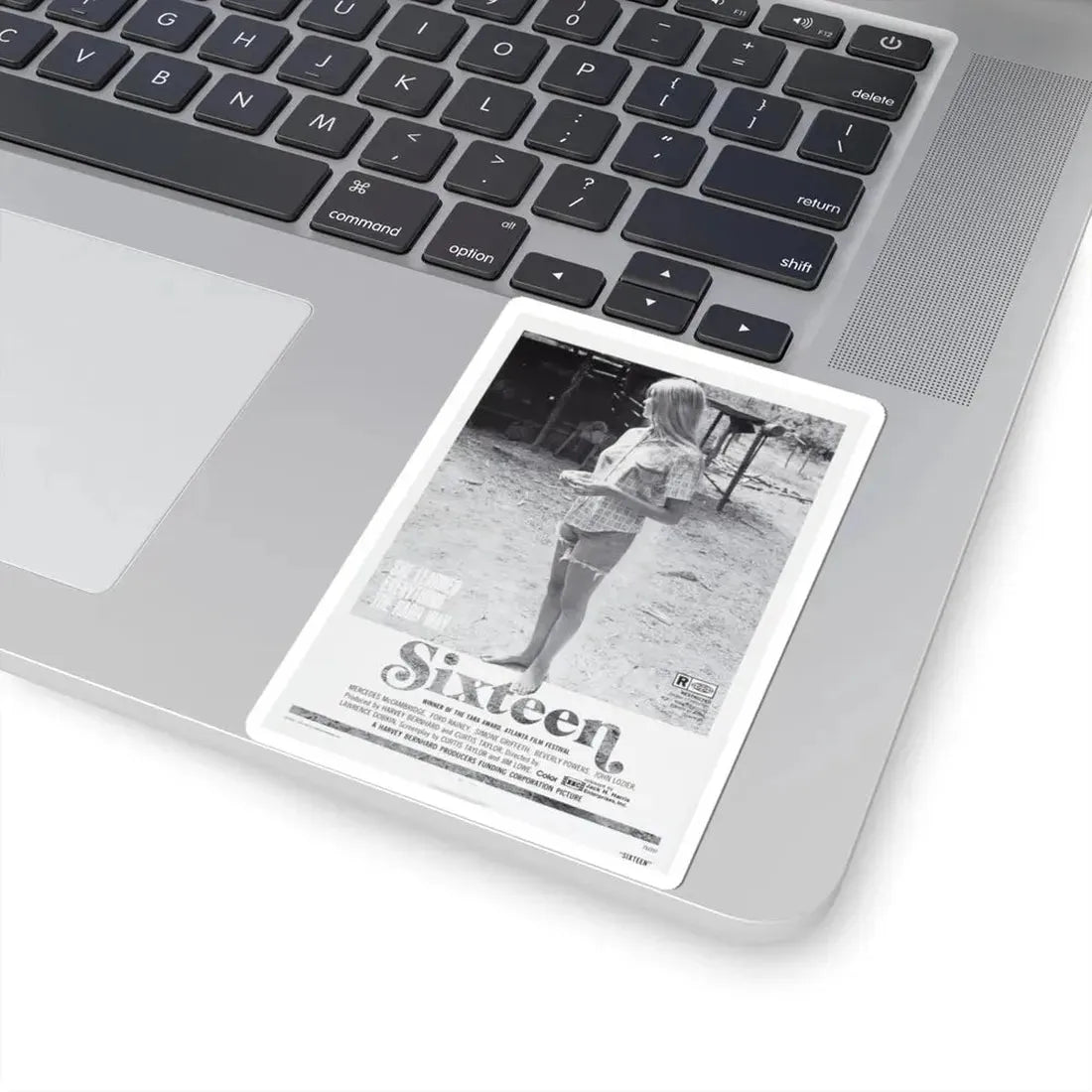 SIXTEEN 1972 Movie Poster - STICKER Vinyl Kiss-Cut Decal - The Sticker Space