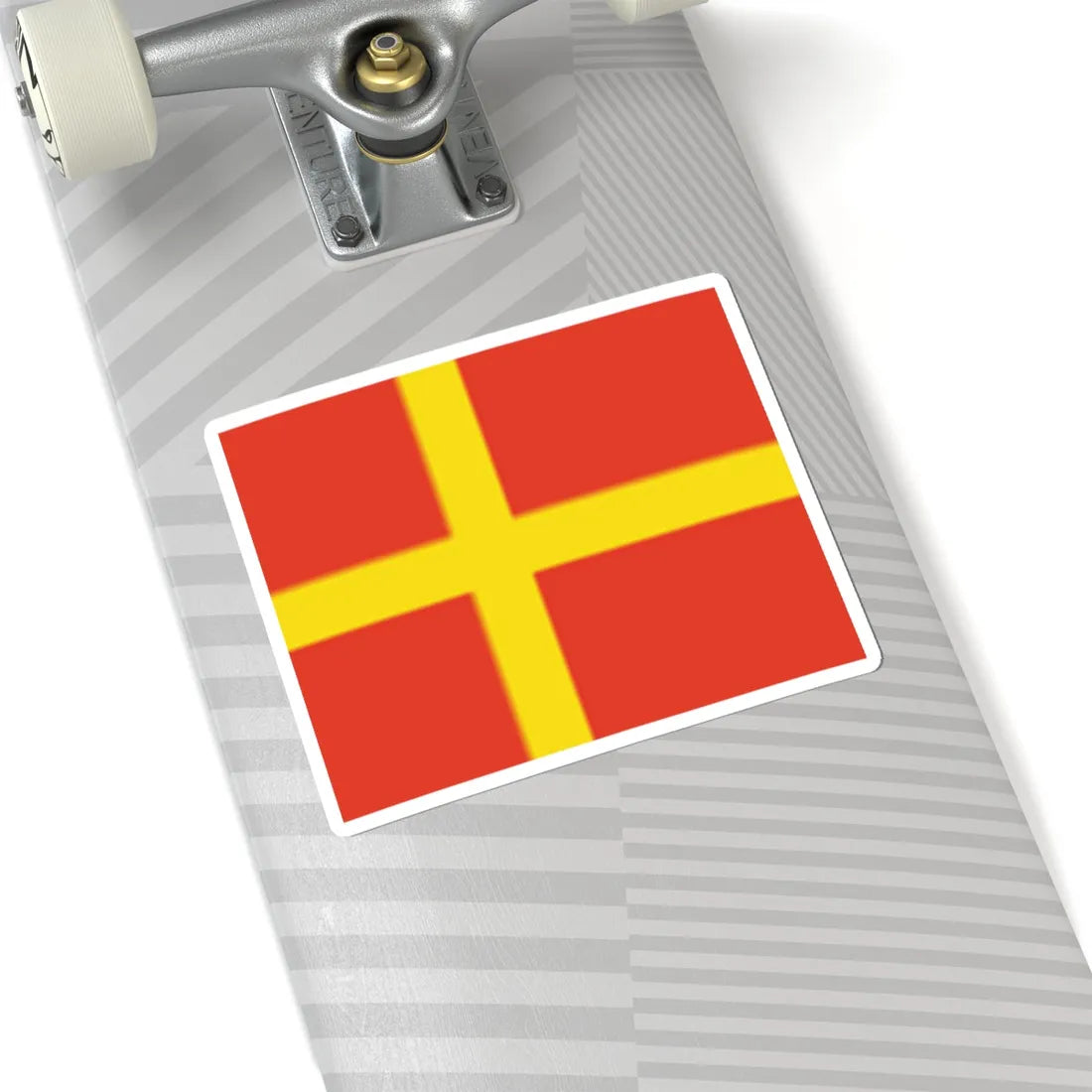 Skanska flaggan (Sweden) STICKER Vinyl Kiss-Cut Decal - The Sticker Space