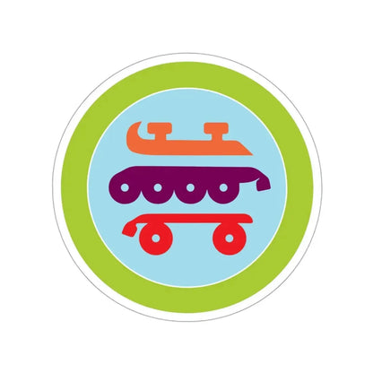 Skating (Boy Scouts Merit Badge) STICKER Vinyl Die-Cut Decal 3 Inch - The Sticker Space