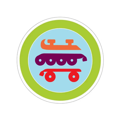 Skating (Boy Scouts Merit Badge) STICKER Vinyl Die-Cut Decal 5 Inch - The Sticker Space