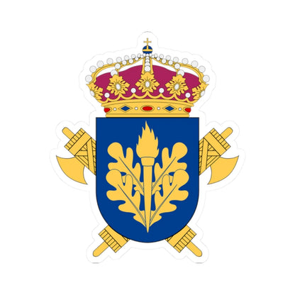 Säkerhetspolisen vapen (Sweden) (Coat of Arms) STICKER Vinyl Kiss-Cut Decal 2 Inch White - The Sticker Space