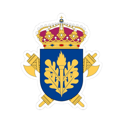 Säkerhetspolisen vapen (Sweden) (Coat of Arms) STICKER Vinyl Kiss-Cut Decal 3 Inch White - The Sticker Space