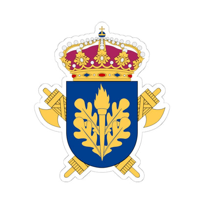 Säkerhetspolisen vapen (Sweden) (Coat of Arms) STICKER Vinyl Kiss-Cut Decal 6 Inch White - The Sticker Space