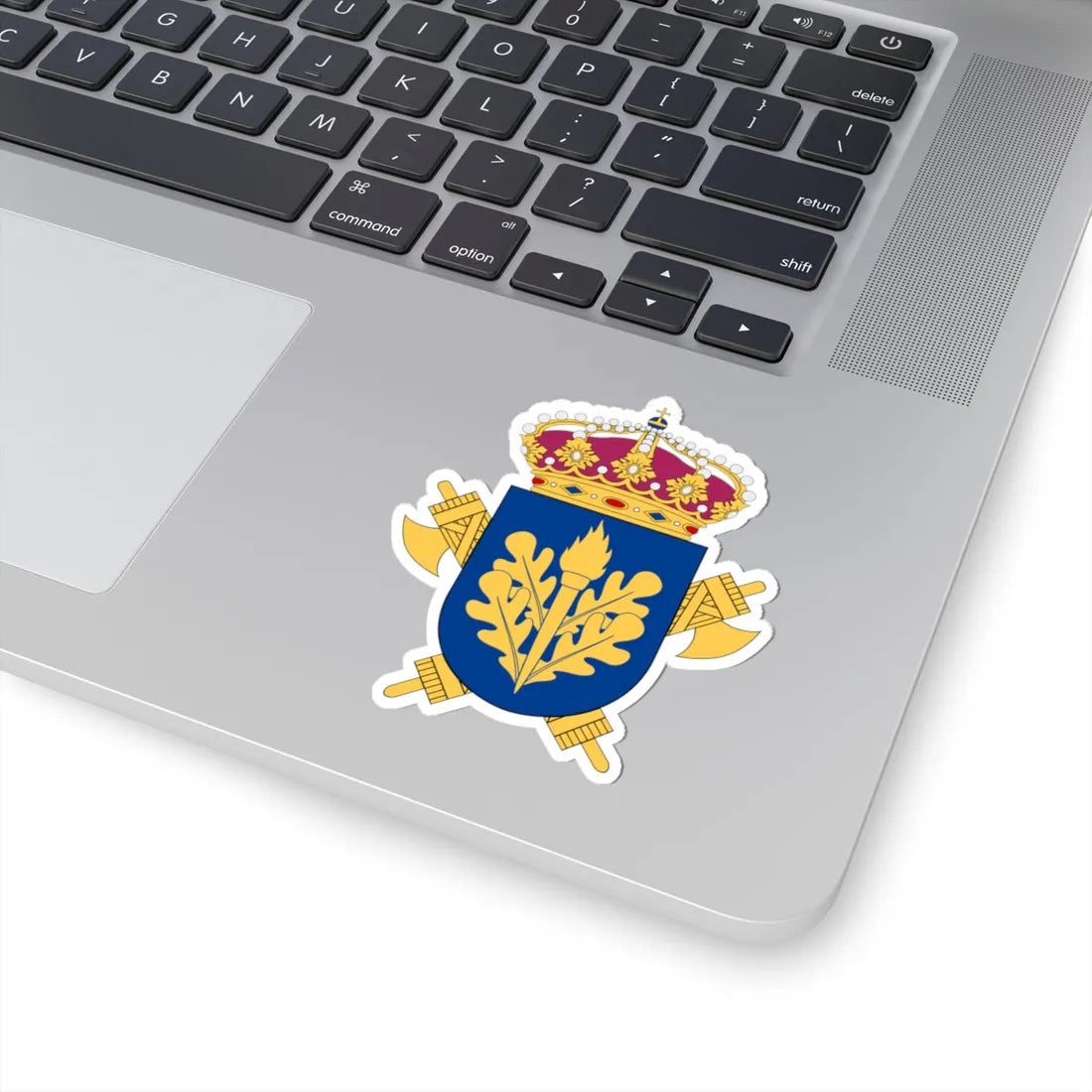 Säkerhetspolisen vapen (Sweden) (Coat of Arms) STICKER Vinyl Kiss-Cut Decal - The Sticker Space