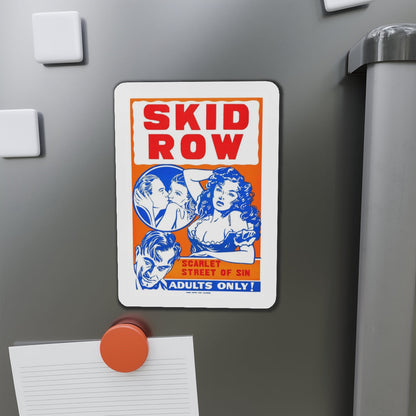 SKID ROW (CONFESSIONS OF A VICE BARON) 1943 Movie Poster - Refrigerator Magnet-The Sticker Space