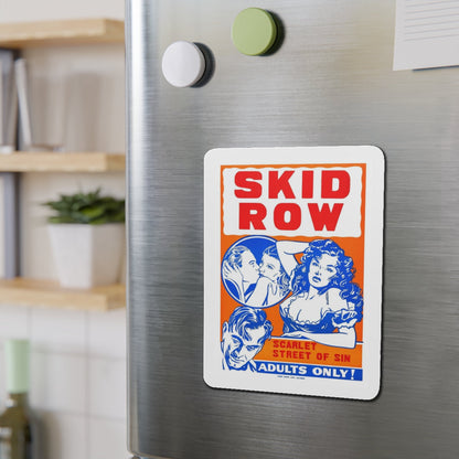 SKID ROW (CONFESSIONS OF A VICE BARON) 1943 Movie Poster - Refrigerator Magnet-The Sticker Space