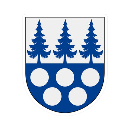 Skillingmark vapen (Sweden) (Coat of Arms) STICKER Vinyl Kiss-Cut Decal 2 Inch White - The Sticker Space