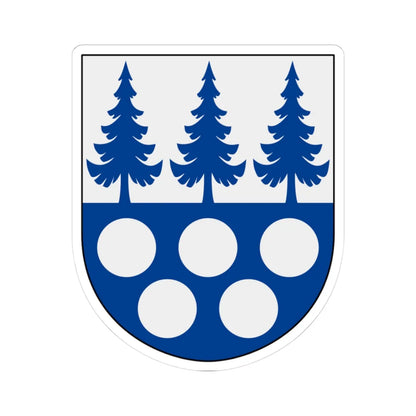Skillingmark vapen (Sweden) (Coat of Arms) STICKER Vinyl Kiss-Cut Decal 3 Inch White - The Sticker Space