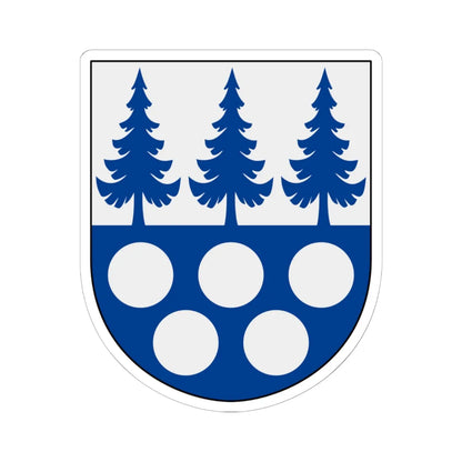 Skillingmark vapen (Sweden) (Coat of Arms) STICKER Vinyl Kiss-Cut Decal 6 Inch White - The Sticker Space
