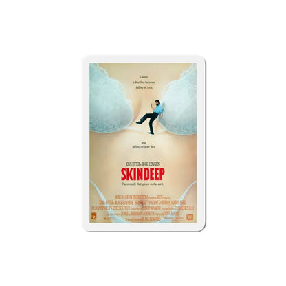 Skin Deep 1989 Movie Poster Refrigerator Magnet 3 Inch - The Sticker Space