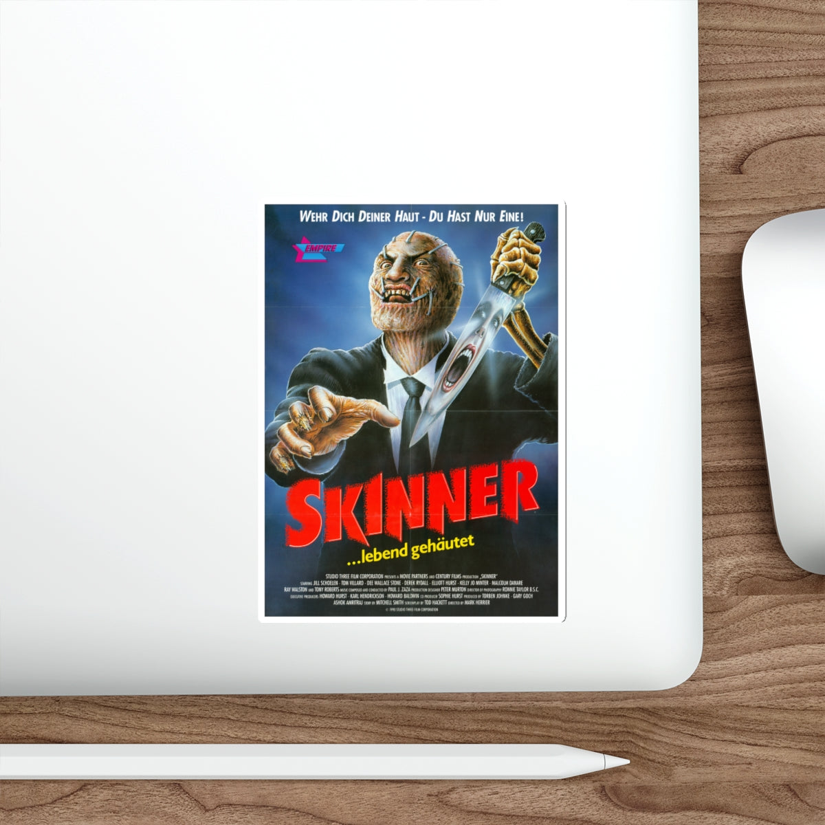 SKINNER (POPCORN) 1991 Movie Poster STICKER Vinyl Die-Cut Decal-The Sticker Space