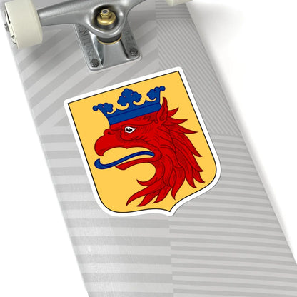 Skånes vapen (Sweden) (Coat of Arms) STICKER Vinyl Kiss-Cut Decal - The Sticker Space