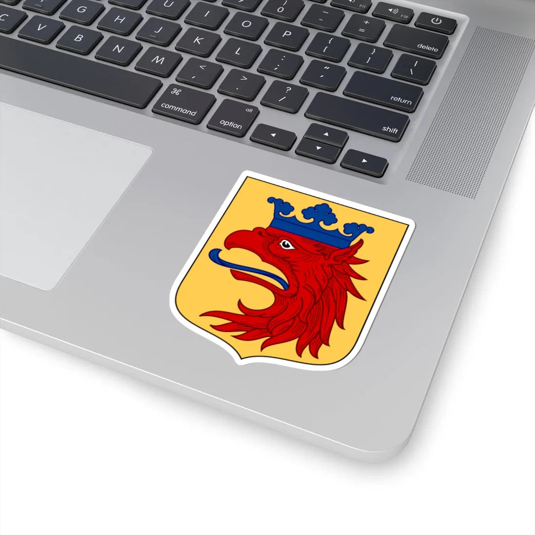 Skånes vapen (Sweden) (Coat of Arms) STICKER Vinyl Kiss-Cut Decal - The Sticker Space