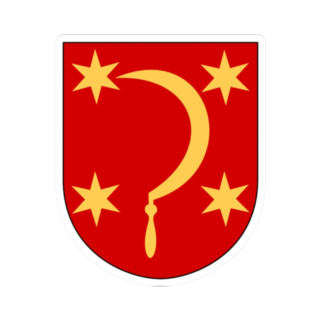 Skärkind vapen (Sweden) (Coat of Arms) STICKER Vinyl Kiss-Cut Decal 2 Inch White - The Sticker Space