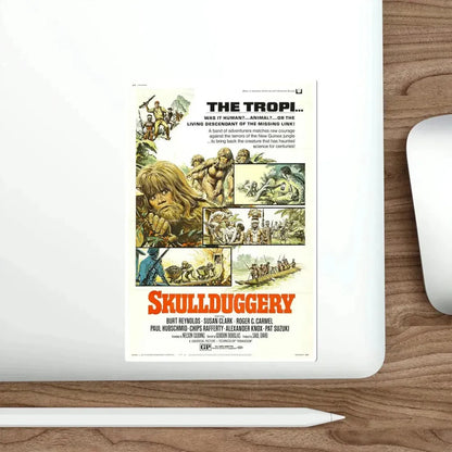 Skullduggery 1970 Movie Poster STICKER Vinyl Die-Cut Decal - The Sticker Space