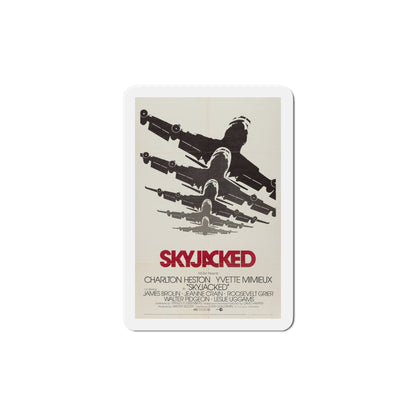 Skyjacked 1972 Movie Poster Die-Cut Magnet-6 Inch-The Sticker Space