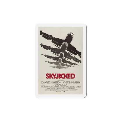 Skyjacked 1972 Movie Poster Refrigerator Magnet 3 Inch - The Sticker Space
