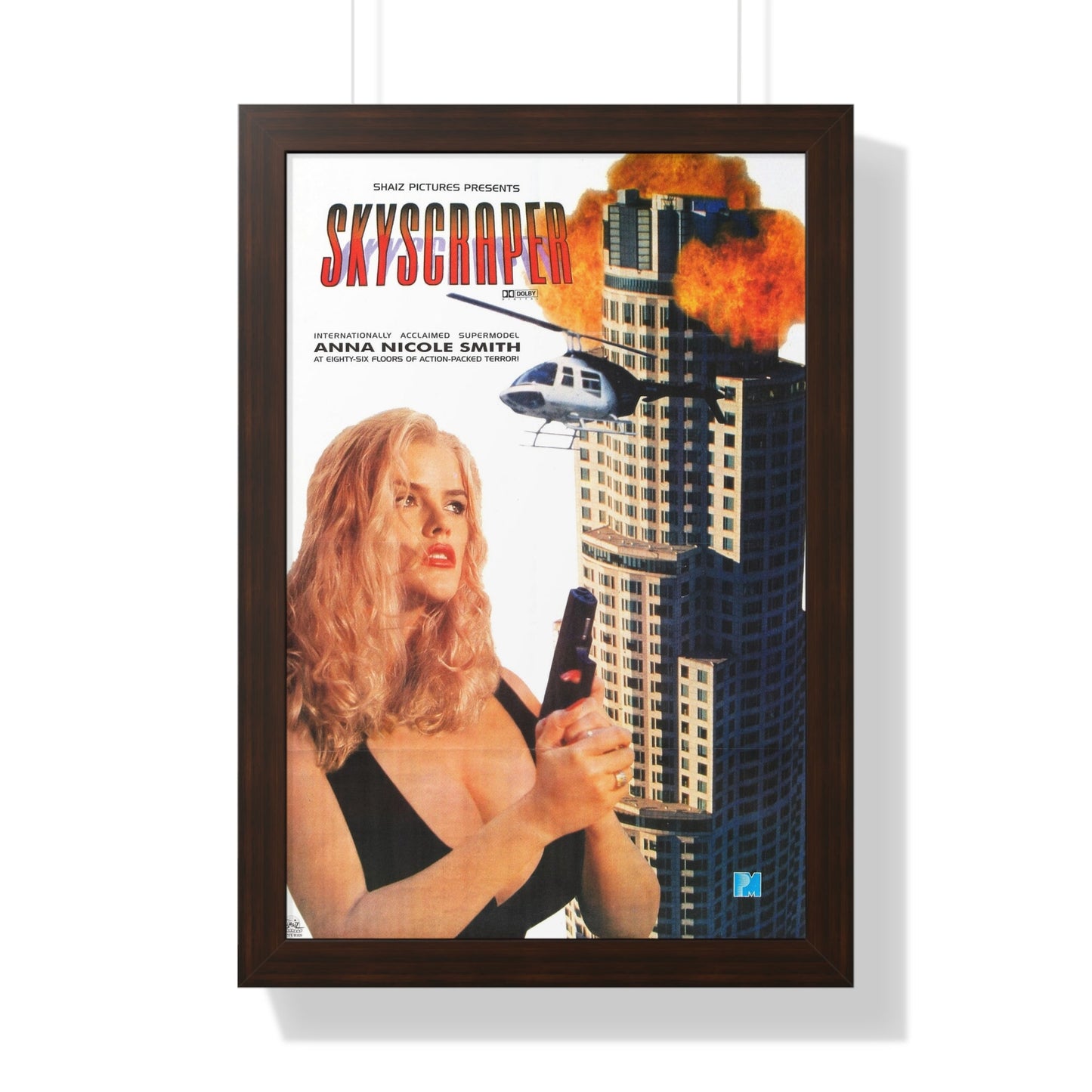 SKYSCRAPER 1996 - Framed Movie Poster-16″ x 24″-The Sticker Space