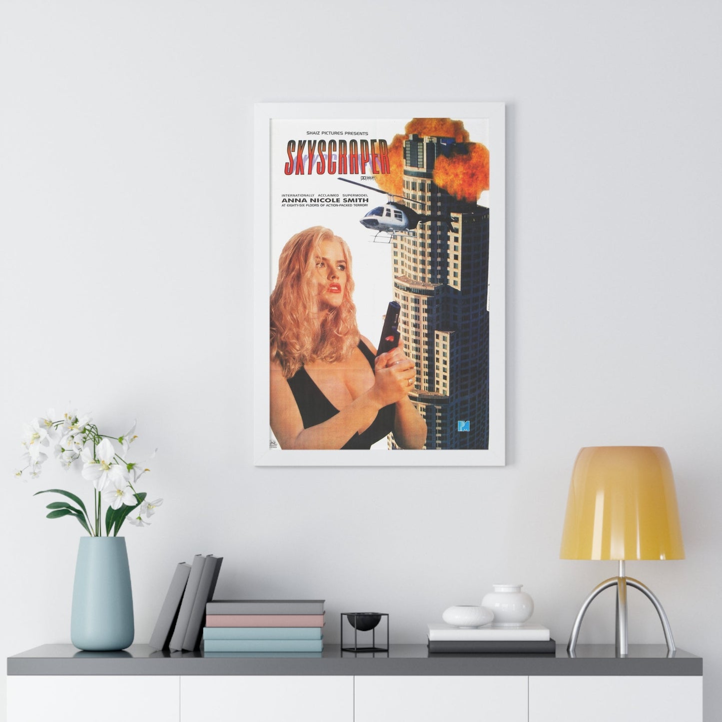 SKYSCRAPER 1996 - Framed Movie Poster-The Sticker Space