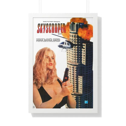 SKYSCRAPER 1996 - Framed Movie Poster 20" x 30" White - The Sticker Space
