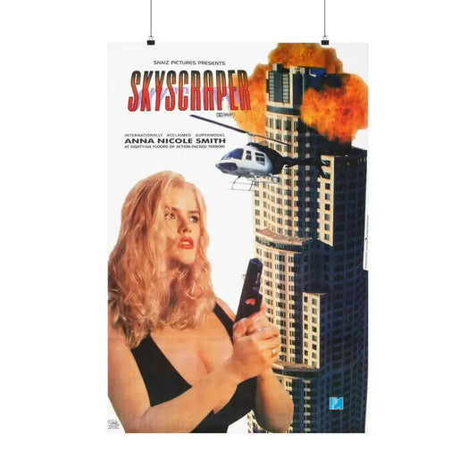 SKYSCRAPER 1996 - Paper Movie Poster 24″ x 36″ Matte - The Sticker Space