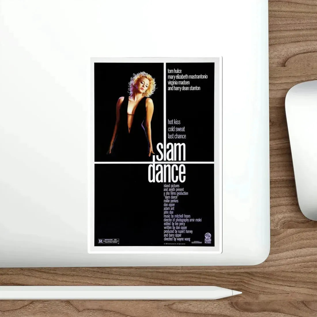 Slamdance 1987 Movie Poster STICKER Vinyl Die-Cut Decal - The Sticker Space