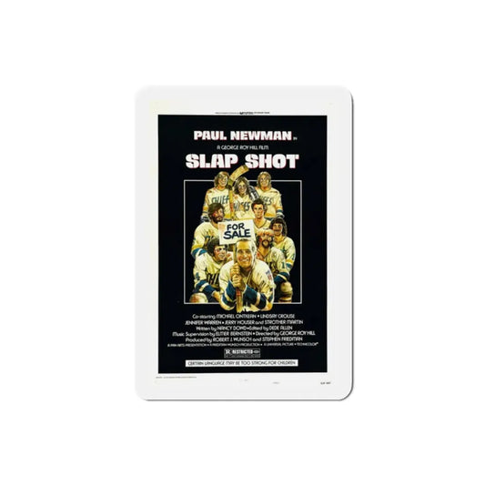 Slap Shot 1977 Movie Poster Refrigerator Magnet 2 Inch - The Sticker Space