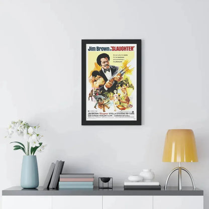 SLAUGHTER 1972 - Framed Movie Poster - The Sticker Space
