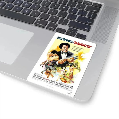 SLAUGHTER 1972 Movie Poster - STICKER Vinyl Kiss-Cut Decal - The Sticker Space