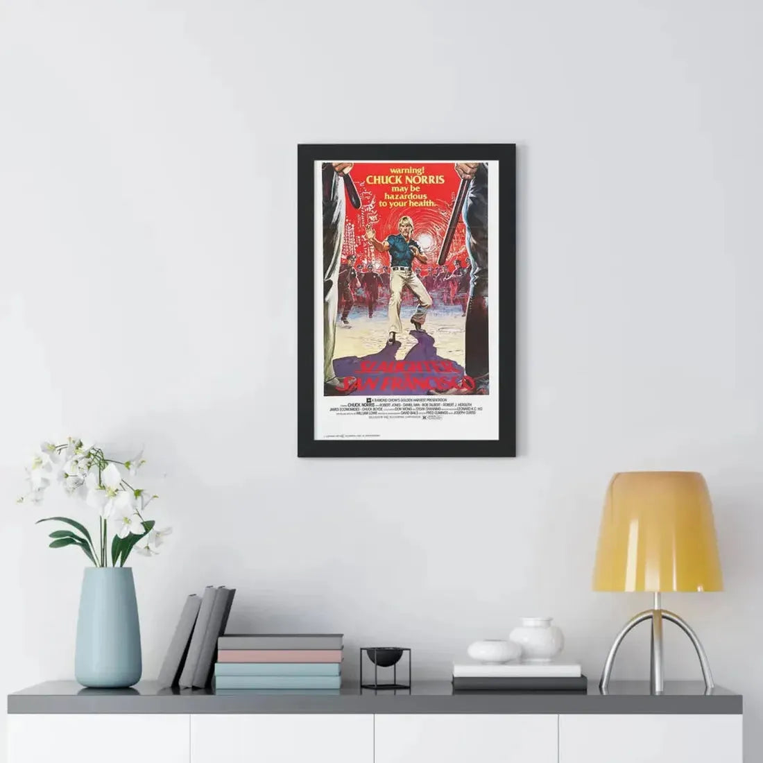SLAUGHTER IN SAN FRANCISCO 1974 - Framed Movie Poster - The Sticker Space