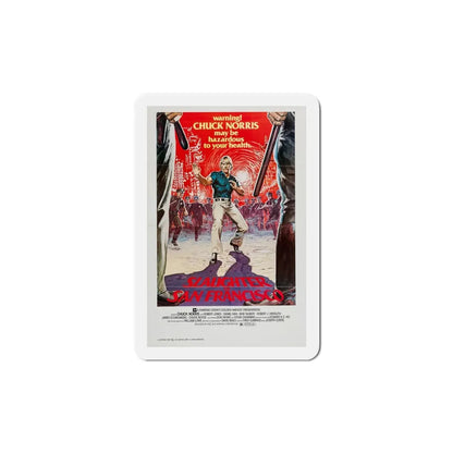 Slaughter in San Francisco 1981 Movie Poster Refrigerator Magnet 6 Inch - The Sticker Space