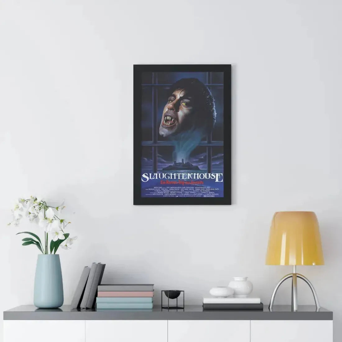 SLAUGHTERHOUSE ROCK 1988 - Framed Movie Poster - The Sticker Space