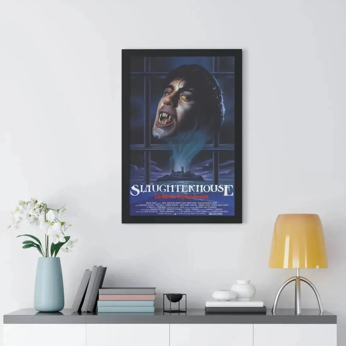 SLAUGHTERHOUSE ROCK 1988 - Framed Movie Poster - The Sticker Space